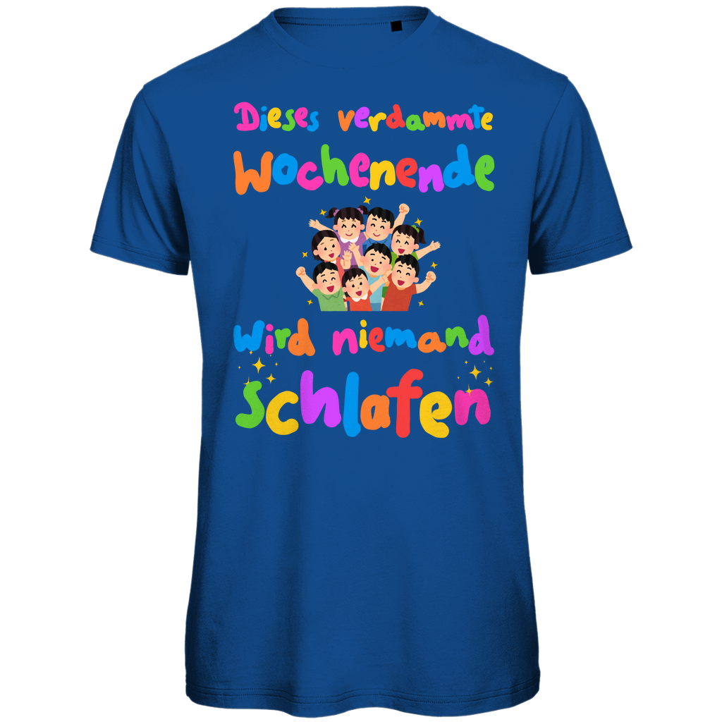 Kids wochenende schlafen Festival T-Shirt Unisex