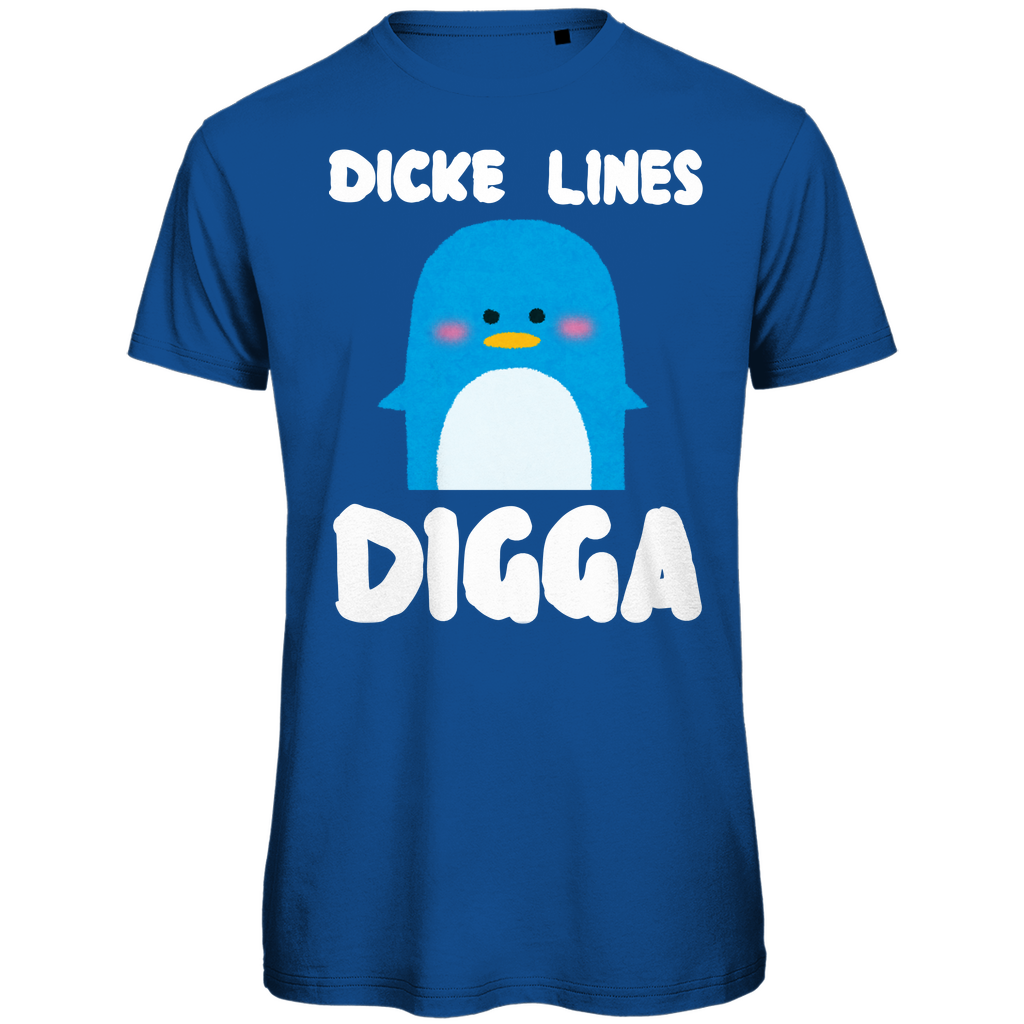 Dicke lines digga blau Festival T-Shirt Unisex