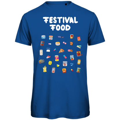 Festival Food Snacks Cans List T-Shirt Unisex