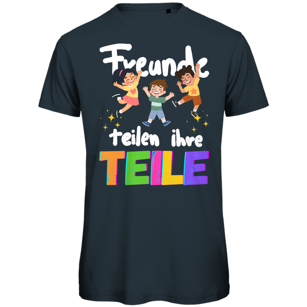 freunde teilen ihre teile Festival T-Shirt Unisex