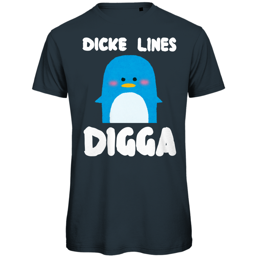 Dicke lines digga blau Festival T-Shirt Unisex