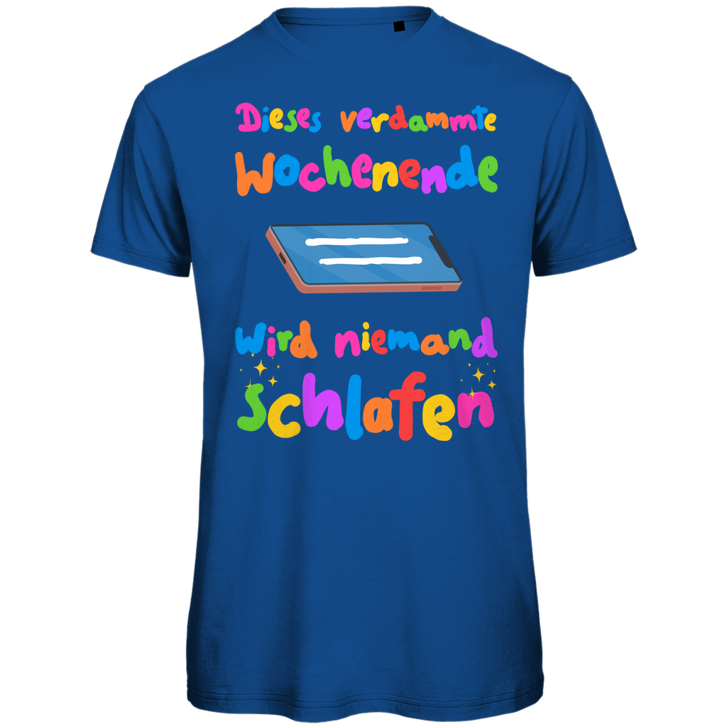 Phone wochenende schlafen Festival T-Shirt Unisex