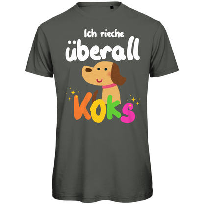 Ich rieche überall koks Festival T-Shirt Unisex