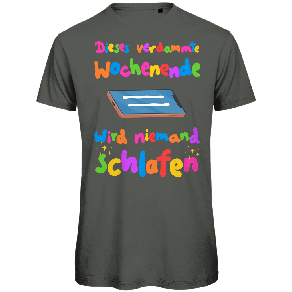 Phone wochenende schlafen Festival T-Shirt Unisex