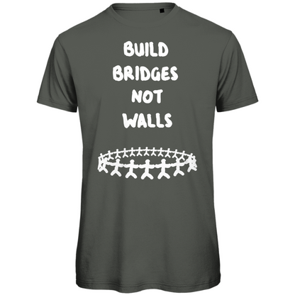 Build bridges not walls Festival T-Shirt Unisex