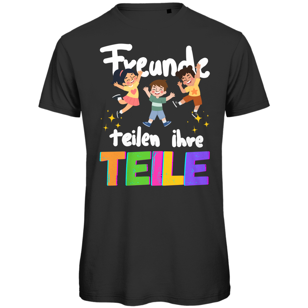 freunde teilen ihre teile Festival T-Shirt Unisex